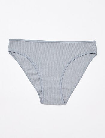 Lot de 5 culottes en maille côtelée