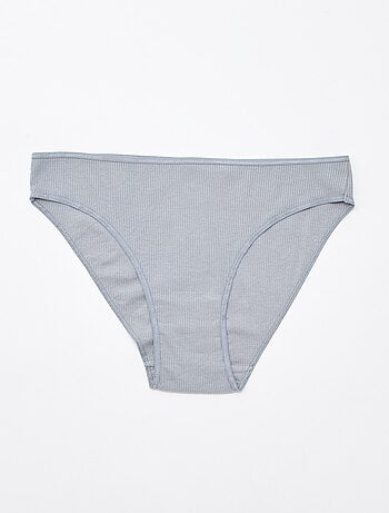 Lot de 5 culottes en maille côtelée
