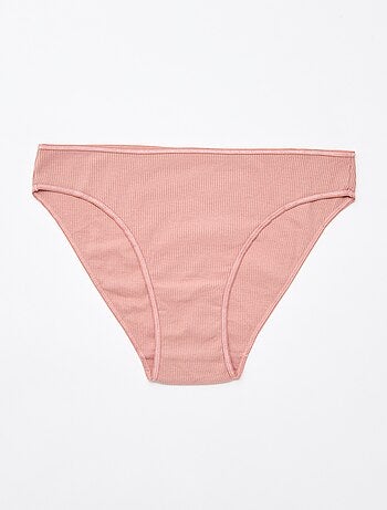 Lot de 5 culottes en maille côtelée