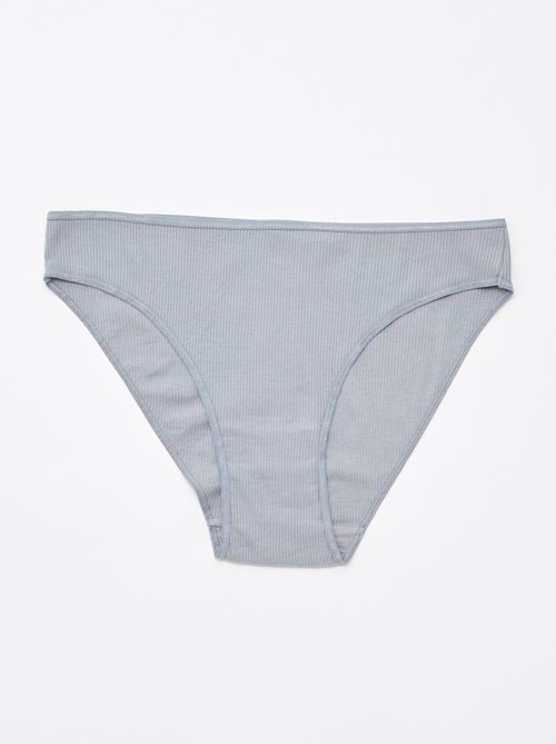 Lot de 5 culottes en maille côtelée - Kiabi