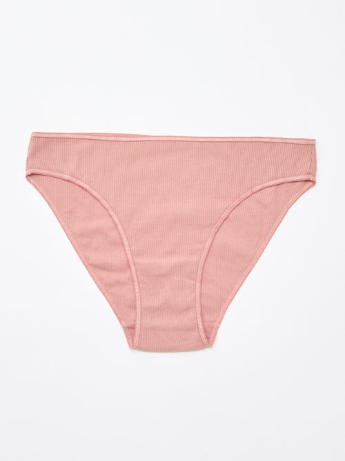 Lot de 5 culottes en maille côtelée - Kiabi