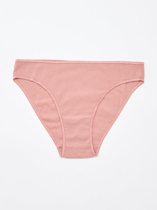 Lot de 5 culottes en maille côtelée - Kiabi