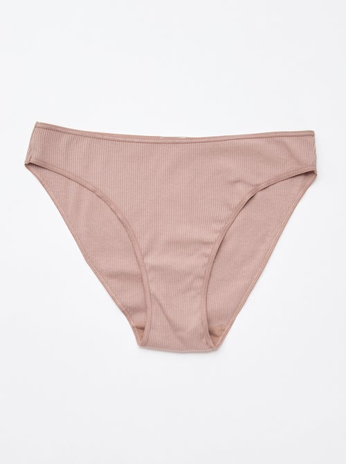 Lot de 5 culottes en maille côtelée - Kiabi Lot de 5 culottes en maille côtelée - Kiabi