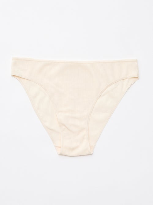 Lot de 5 culottes en maille côtelée - Kiabi Lot de 5 culottes en maille côtelée - Kiabi