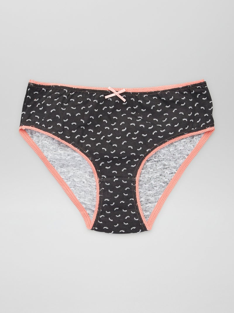 Lot de 5 culottes en maille jersey Corail - Kiabi