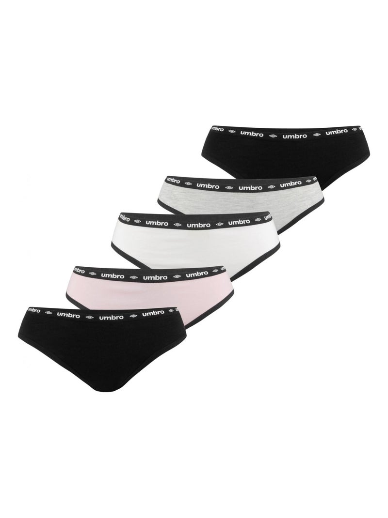 Lot de 5 culottes femme Umbro Blanc - Kiabi