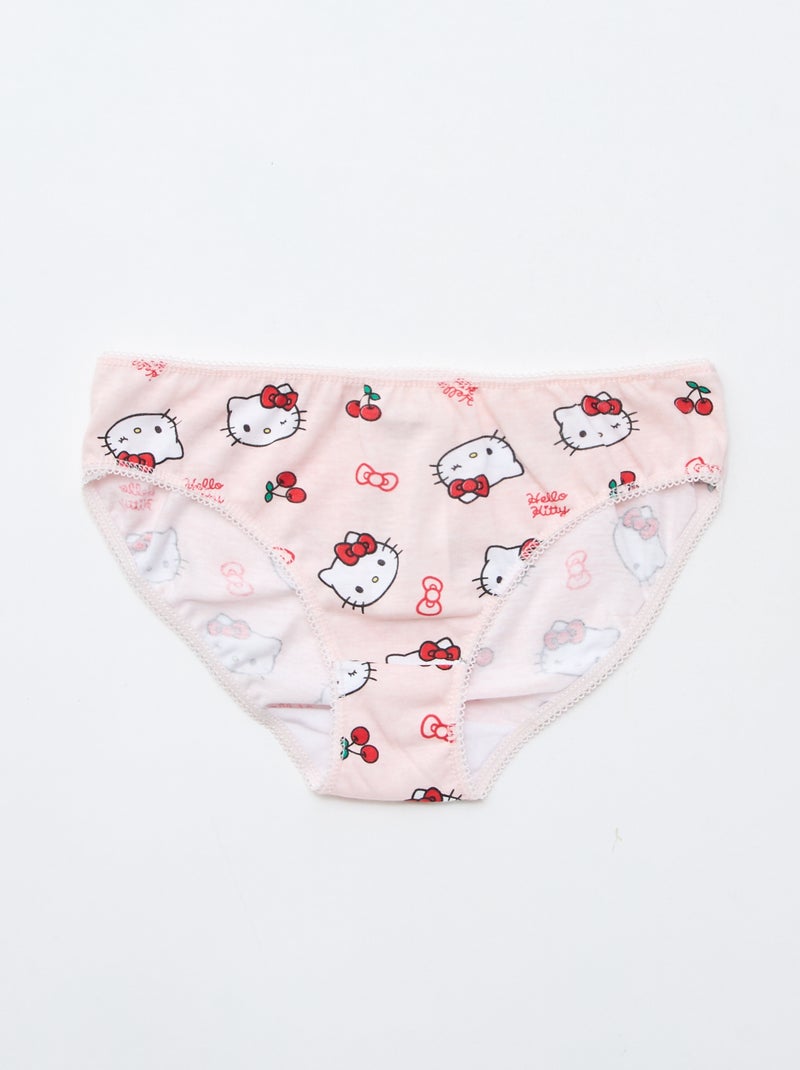 Lot de 5 culottes 'Hello Kitty' Rouge - Kiabi