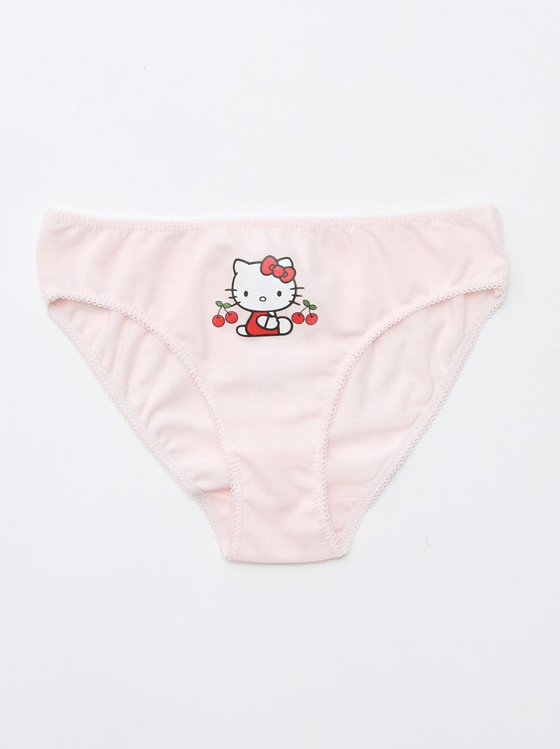 Lot de 5 culottes 'Hello Kitty' Rouge - Kiabi