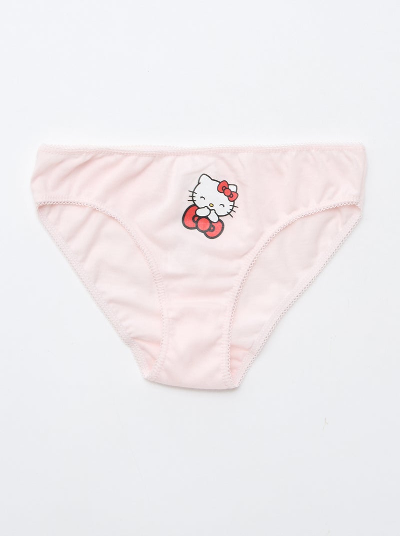 Lot de 5 culottes 'Hello Kitty' Rouge - Kiabi