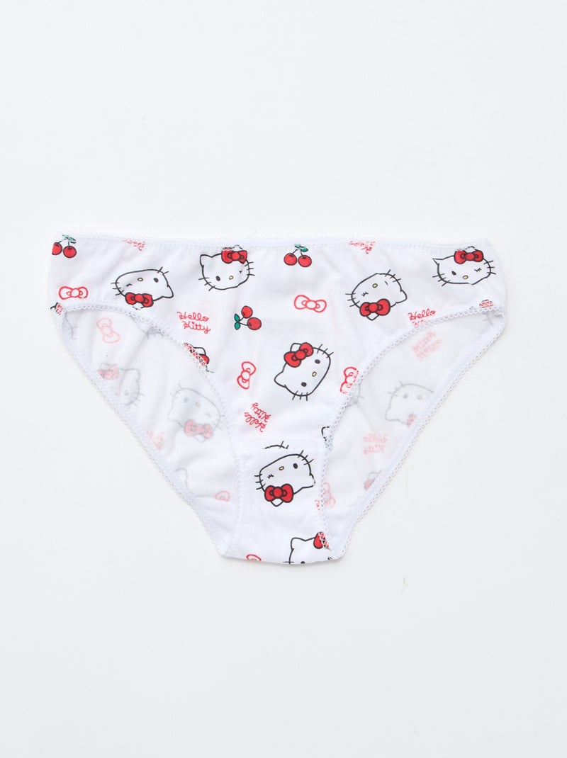 Lot de 5 culottes 'Hello Kitty' Rouge - Kiabi