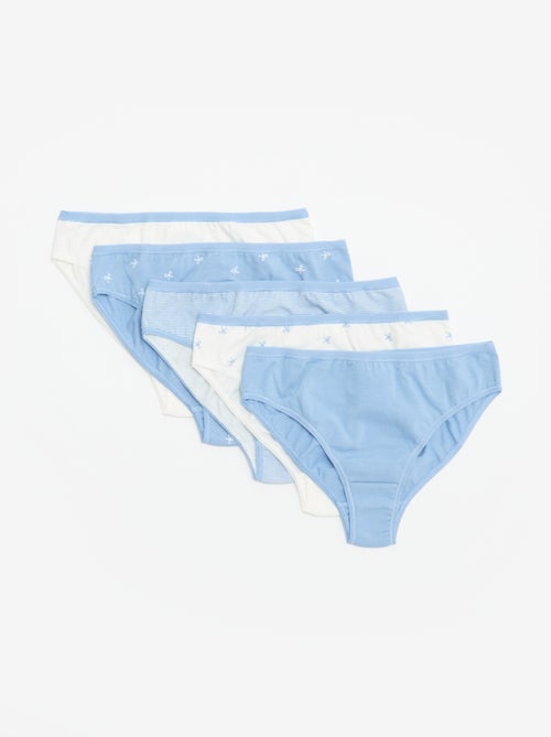 Lot de 5 culottes imprimées - Kiabi