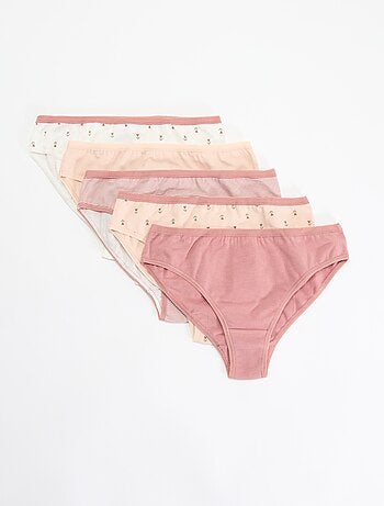 Lot de 5 culottes imprimées