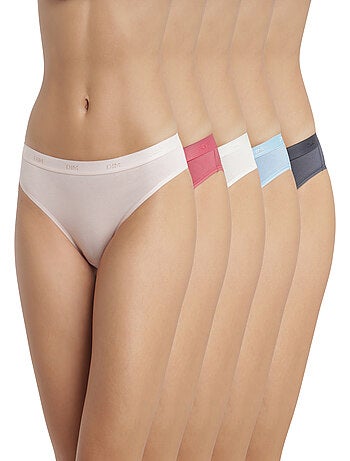 Lot de 5 Slips Coton Les Pockets Coton