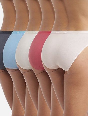 Lot de 5 Slips Coton Les Pockets Coton