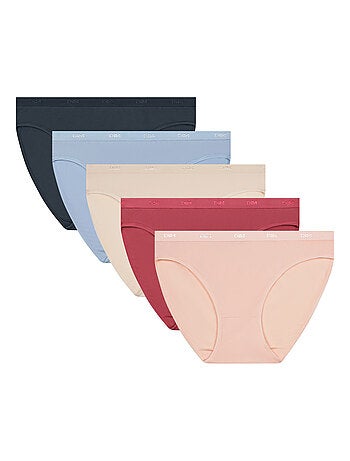 Lot de 5 Slips Coton Les Pockets Coton