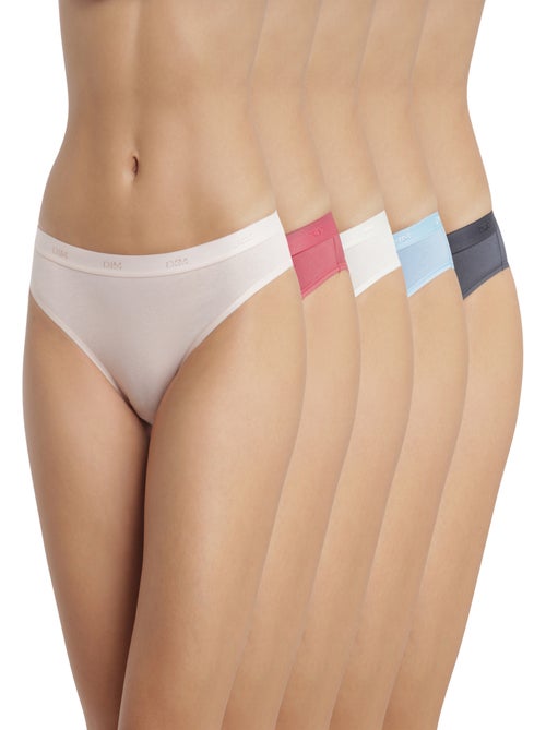 Lot de 5 Culottes Les Pockets Coton - Kiabi