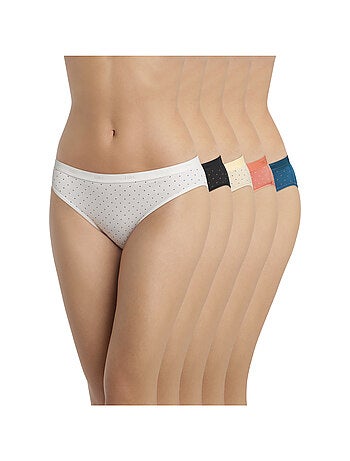 Lot de 5 Culottes Les Pockets Coton