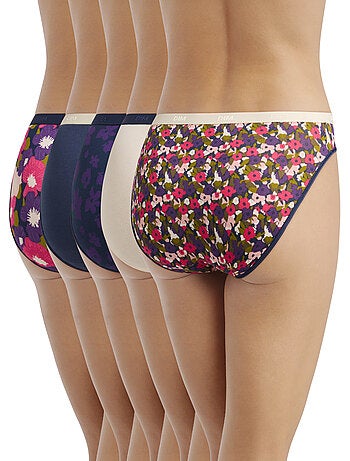 Lot de 5 Culottes Les Pockets Coton