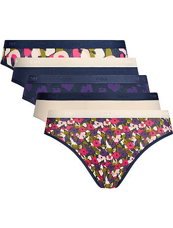 Lot de 5 Culottes Les Pockets Coton