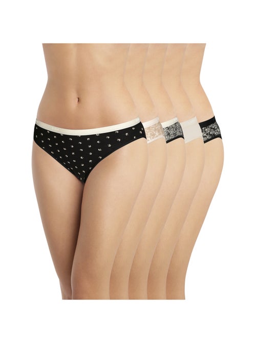 Lot de 5 Culottes Les Pockets Coton - Kiabi