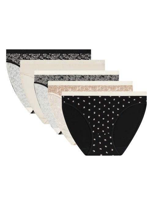 Lot de 5 Culottes Les Pockets Coton - Kiabi