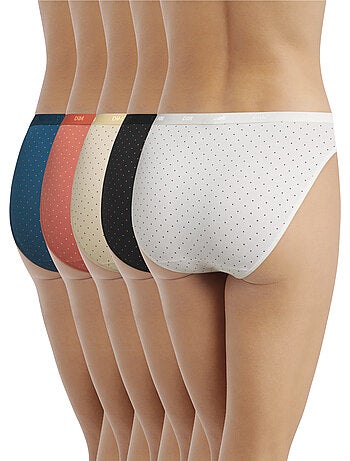 Lot de 5 Culottes Les Pockets Coton