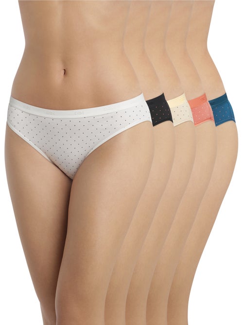 Lot de 5 Culottes Les Pockets Coton - Kiabi