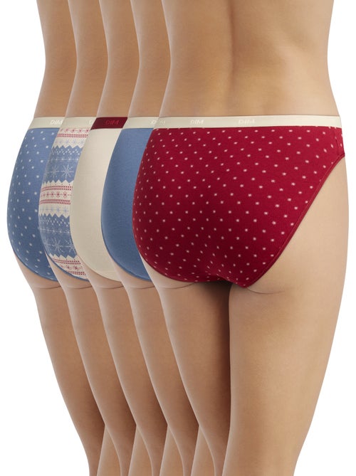 Lot de 5 Culottes Les Pockets Coton - Kiabi