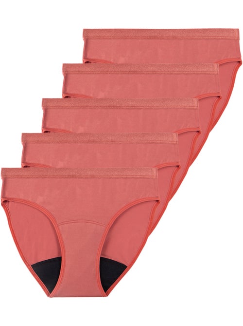 Lot de 5 culottes menstruelles Athena Fille - Kiabi