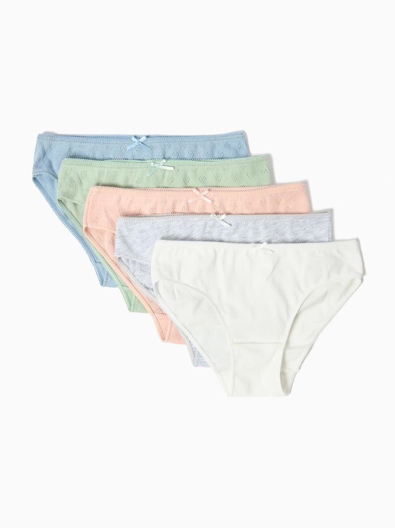 Lot de 5 culottes MO Fashion Rose - Kiabi