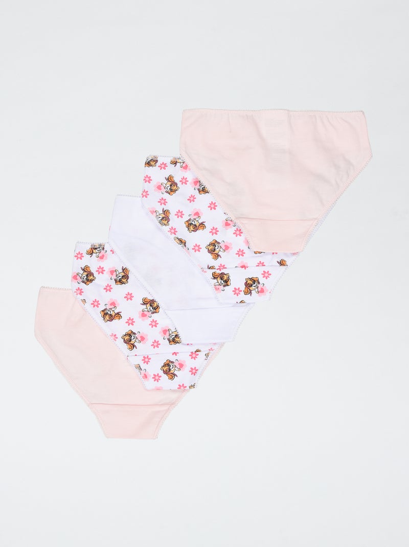 Lot de 5 culottes 'Pat'patrouille' Rose - Kiabi