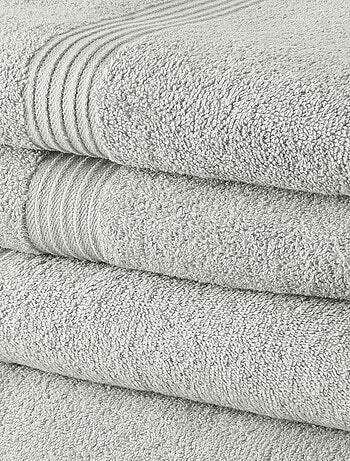 Lot de 5 Draps de Bain coton uni ESSENTIAL