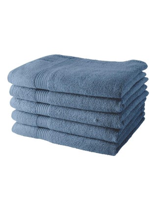 Lot de 5 Draps de Bain coton uni ESSENTIAL