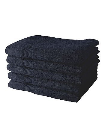 Lot de 5 Draps de Bain coton uni ESSENTIAL