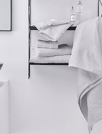 Lot de 5 Draps de Bain coton uni ESSENTIAL