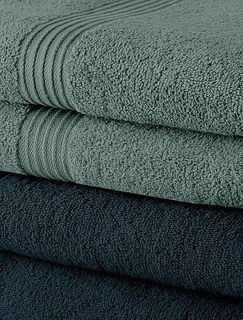 Lot de 5 Draps de Bain coton uni ESSENTIAL