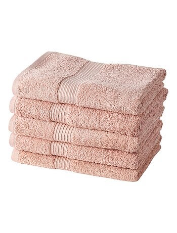 Lot de 5 Draps de Bain coton uni ESSENTIAL