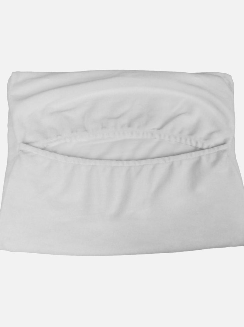 Lot de 5 draps housse 100% coton pour plan incliné - Monsieur Bébé Blanc - Kiabi