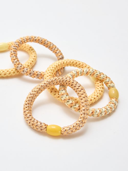 Lot de 5 élastiques colorés - Kiabi