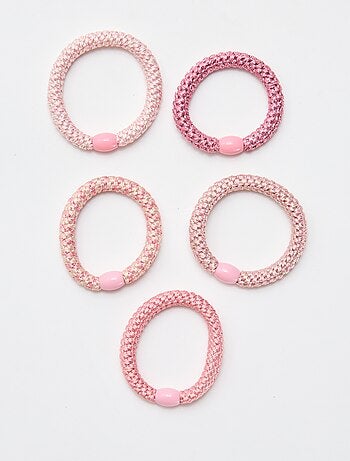 Lot de 5 élastiques colorés