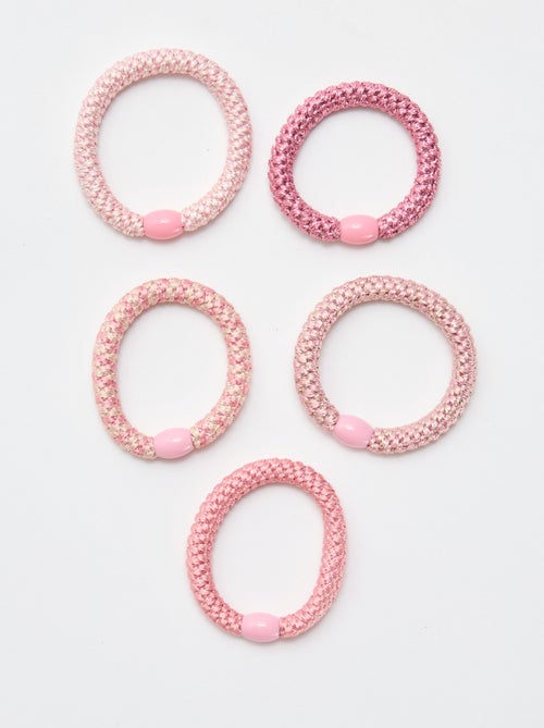 Lot de 5 élastiques colorés - Kiabi