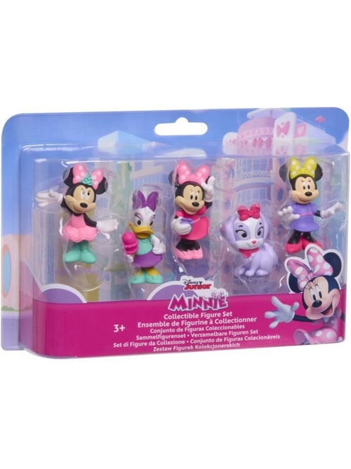 Lot de 5 figurines - Minnie Mouse 6 cm - DISNEY - Kiabi