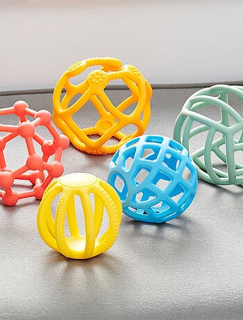 Lot de 5 Flexi Balles - Arc-en-Ciel