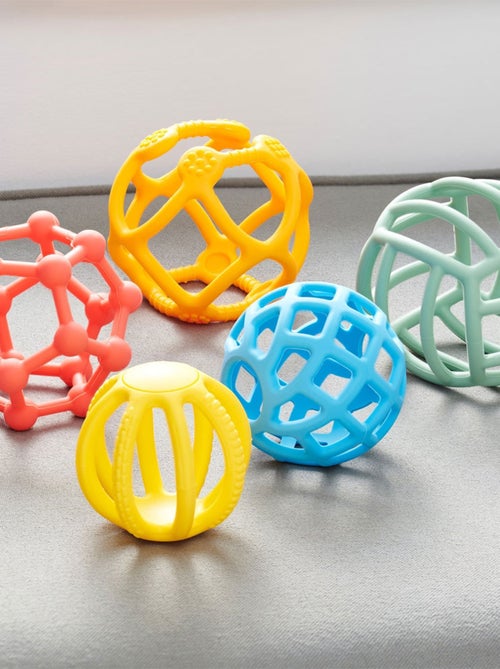 Lot de 5 Flexi Balles - Arc-en-Ciel - Kiabi