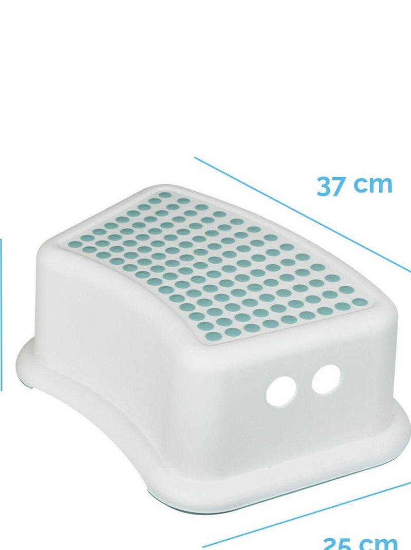 Lot de 5 Marchepieds antidérapants en plastique - Monsieur Bébé Bleu - Kiabi