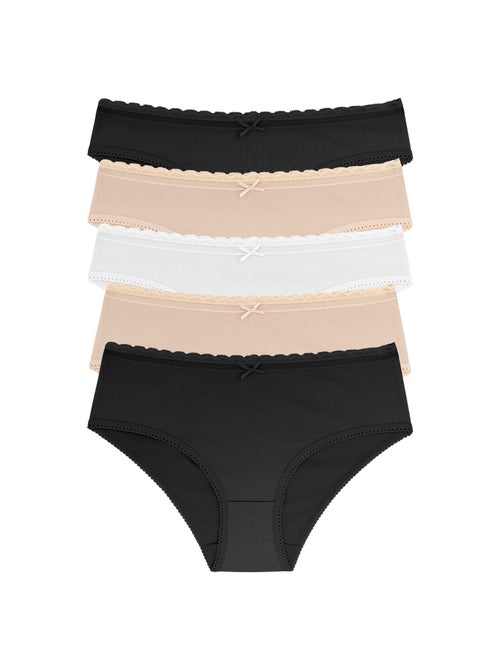 Lot de 5 naomi hipster classique Dorina - Kiabi