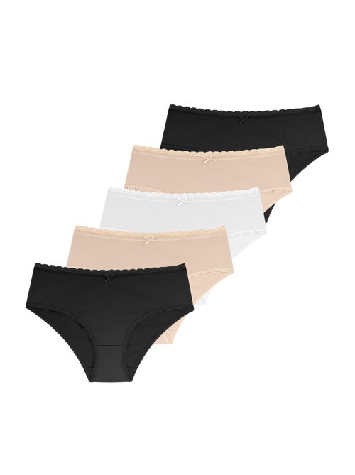 Lot de 5 naomi hipster classique Dorina - Kiabi
