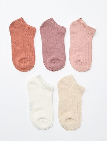 Lot de 5 paires de chaussette en coton