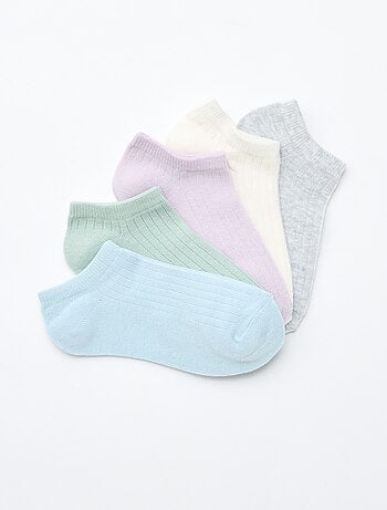Lot de 5 paires de chaussette en coton