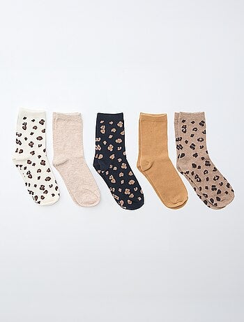 Lot de 5 paires de chaussettes - Noël